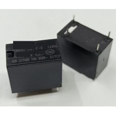 реле 307H-1AH-F-C-12VDC, 4выв.10А