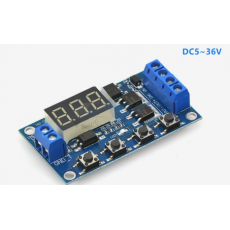 Модуль таймер - реле времени 0-999 минут 5 режимов с функцией автостарт