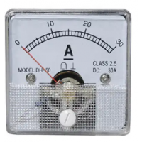 Амперметр стрелочный SF50, DC 0-30A с шунтом Амперметр стрелочный SF50, DC 0-30A с шунтом