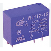 реле WJ112-1A  12VDC 4выв. 10A