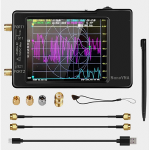 Векторная сетевая антенна NanoVNA-H, 10 кГц-1,5 ГГц MF HF VHF UHF W/ Shell SD-карты