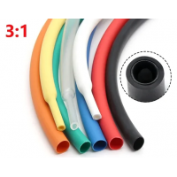 Термоусадочная трубка 50,0мм с клеем , черная