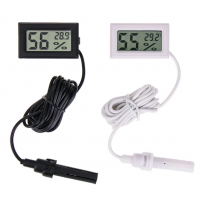 Цифровой измеритель температуры и влажности (-50°С +70°С), белый Цифровой измеритель температуры и влажности (-50°С +70°С), белый